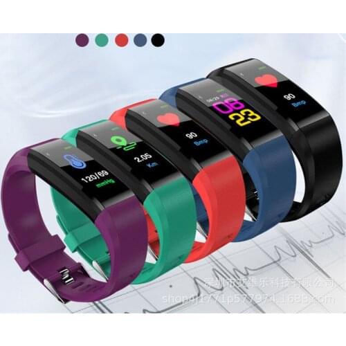115PLUS Smart Bracelet Watch Fitness Tracker Activity Tracker Watch with Heart Rate Monitor Waterproof Smart Fitness Wristband