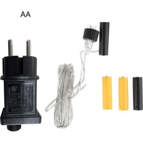 2021 New AA AAA Battery Eliminator Replace 2x 3x AA AAA Battery Cable for Radio LED Light