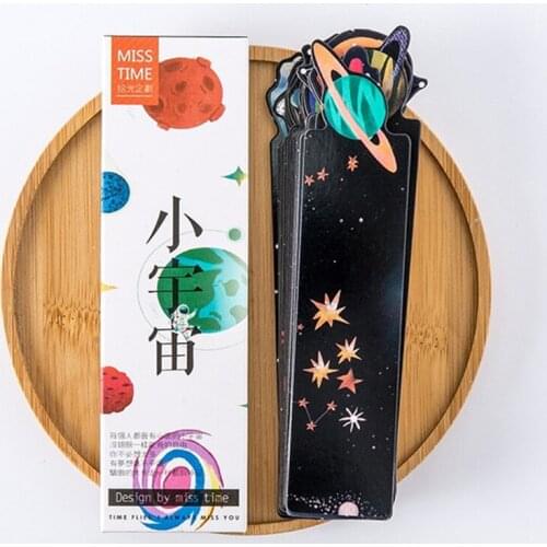 30pcs Wandering Universe Bookmarks Fantasy Starry Sky Book Marke Accessory Gift Office School Student Stationery Supplies H6960