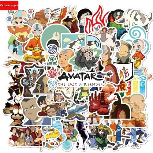 Avatar The Last Airbender Anime Stickers decal for Skateboard Fridge Guitar Laptop Motorcycle Luggage Classic Toy Sticker kids