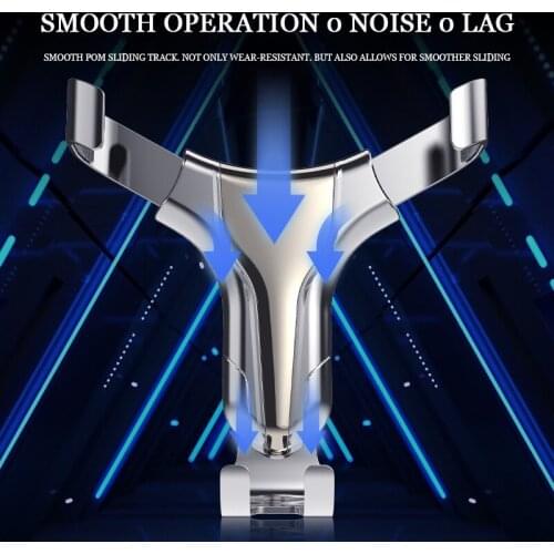 New aluminum alloy car mobile phone support, car air outlet support, gravity support, multi-functional, fashionable and portable