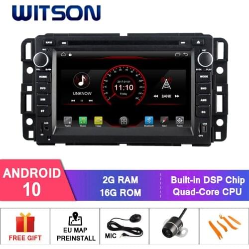 WITSON Android 10.0 2GB RAM 16GB FLASH CAR RADIO for Buick Enclave Lucerne Saturn Outlook Vue auto +DAB+OBD+TPMS+DVR+4G support