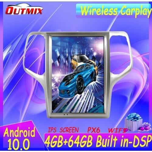 DSP Tesla Style big screen Android 10.0 Car multimedia player For Jeep Grand Cherokee 2008-2013 GPS navi radio stereo head unit