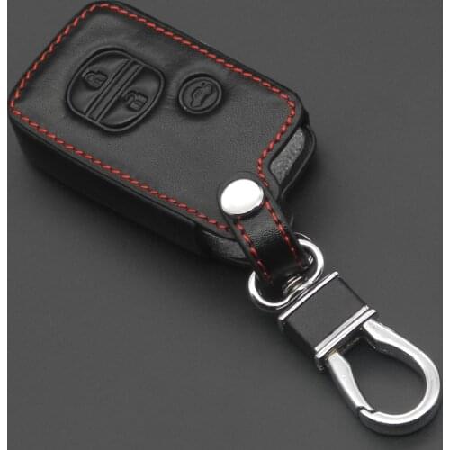 Kutery 10pcs 3Buttons Remote Key Leather Protect shell Fot Toyota Land Cruiser Prado Camry Prius Crown Subaru Foreste Outback