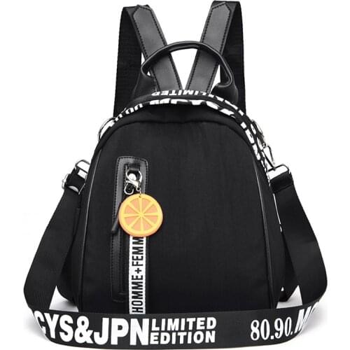 Multi-function Women Backpack Casual Letter Pocket Travel Backpacks Female School Bag for Teenage Girl Shoulder Bags Small