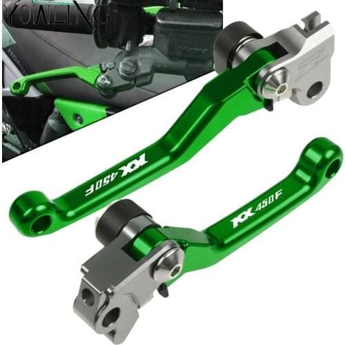 Motorbike CNC Dirt Bike handle Levers Folding Brake Clutch Lever For Kawasaki KX450F KX 450F 2013 2014 2015 2016 2017 2018 2019