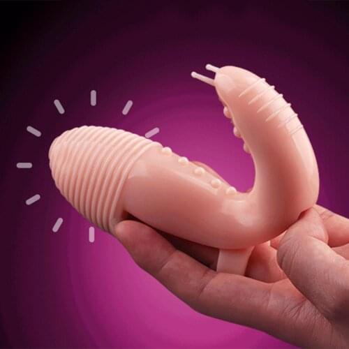 Spike Soft Silicone Finger Vibrator G Spot Vagina Stimulator Adults Sex Toy can stimulate your G spot and vagina