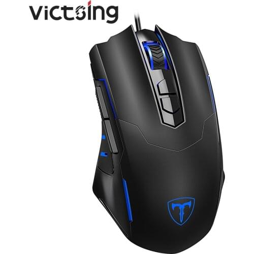 VicTsing PC034 Gaming Mouse Ergonomic Wired Mouse Adjustable 7200 DPI 7 Buttons RGB PC Gaming Mice For Laptop Desktop PC Gamer