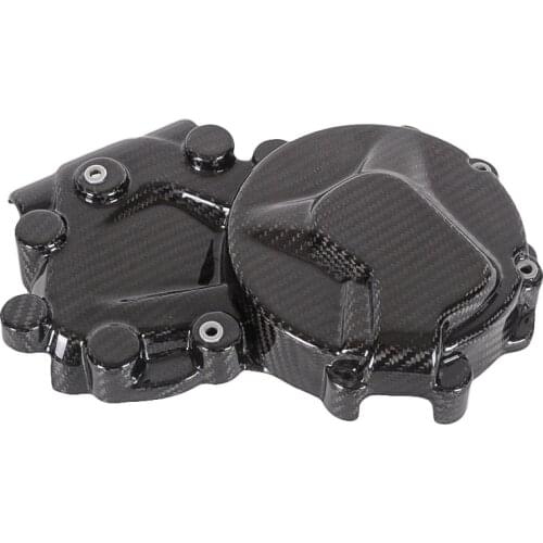 New Gloss 100% Carbon Fiber Motorcycle Engine Cover Protector Right Twill Weave Fairing For BMW S1000RR HP4 2009 - 2018