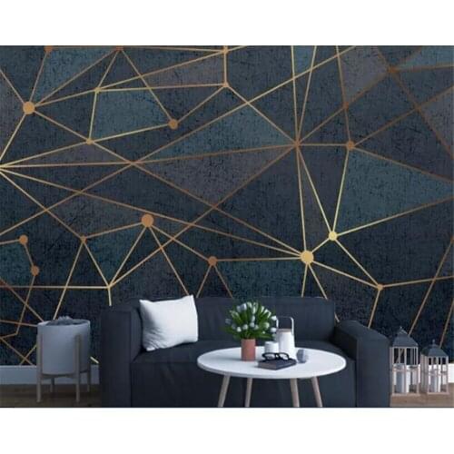 Beibehang wallpaper for walls in rollsAbstract geometric wallpaper minimalistic lines wallpaper background ornament 3d wallpaper