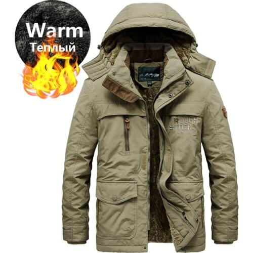 PEILOW Men's Parkas With Fur