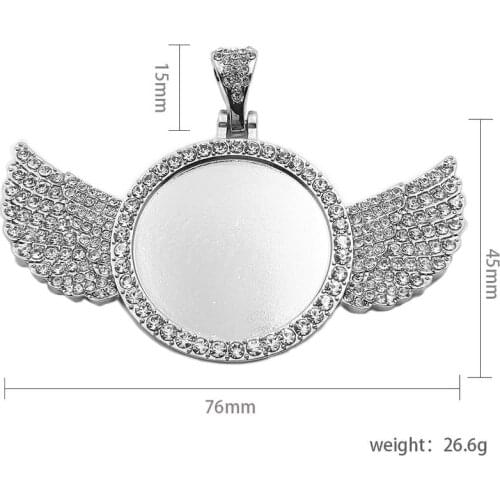 ELANUOYY 2pcs/lot Charm Pendant Stone Brazel Inner Size 32mm Hand Crafting Jewelry Making Accessories