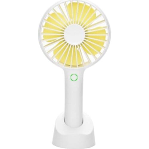Mini Electric fan Handheld Portable USB Rechargeable 4 Speed Desk Phone Holder Cooling Fan