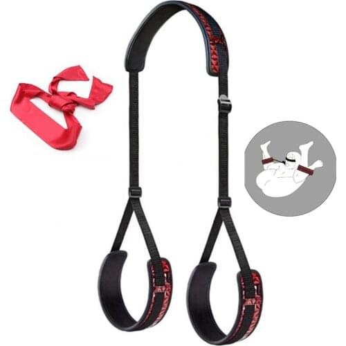 Adult Sex Products Erotic Bondage Bed Games BDSM Sex Bondage Set Women Handcuffs Ankle Cuff Restraints Sex Toys For Couples