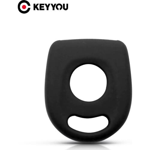 KEYYOU Silicone Rubber Car Key Cover Case For Volkswagen VW B5 Passat Golf Phaeton Rabbit GTI Beetle Cabriolet Polo Bora Trans
