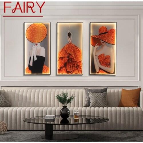 FAIRY Wall Lamps Modern Fashion Three Pieces Suit Sconces Lighting LED Creative For Home