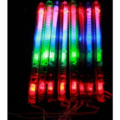 Skybesstech 7 colored Glowstick Creative Design Wand Emergency Safe Light Necklace Event Party Supplies free shipping 100pcs/Lot