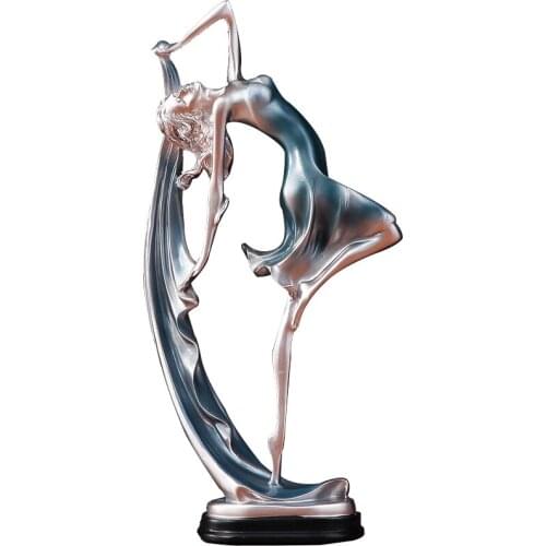 Dance Female Ornaments Living Room TV Cabinet Bedroom Study Porch Character Decorations Creative Home Desktop Home Decoration
