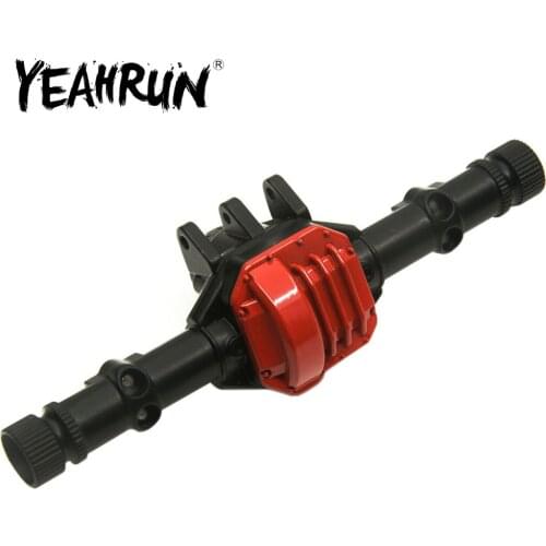 YEAHRUN Universal Alloy Front Rear Axle Housing for Axial SCX10 II 90046 90047 1/10 RC Crawler Car