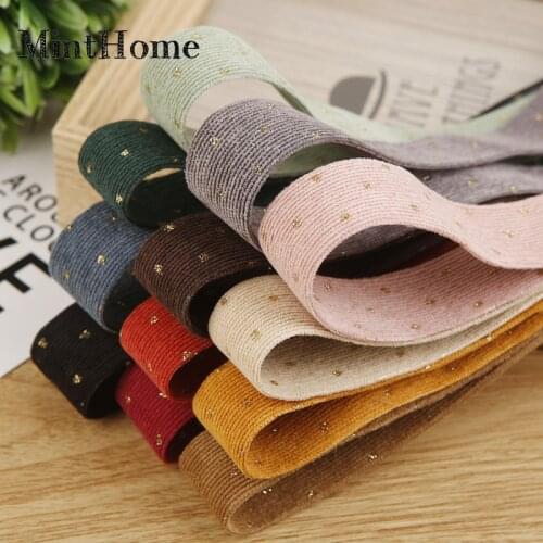 Corduroy Bronzing Printed Dot Webbing Diy Handmade Hair Accessories Hats Shoes Flower Decoration Candy Color Packaging Ribbon