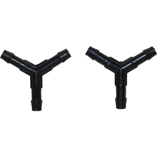 Y Shaped Barbed Splitters Three Way Garden Water Connectors 4/7mm connectors are widely used in horticulture irrigation 50 Pcs