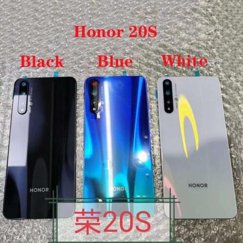 For Huawei Honor 20S Original new Back Battery Cover glass Housing Replacement Part