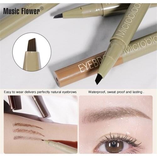 1Pc Eyebrow Pencil Easy to Wear Eye Brow Cream Eyes Makeup Cosmetics Waterproof Eyebrows Enhancer Liquid Matte Brow Pen
