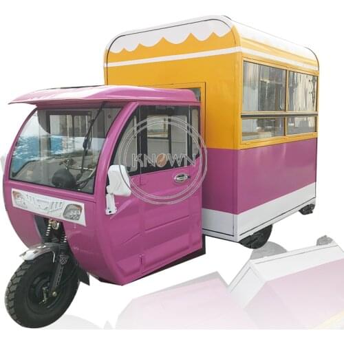 3.5length tuk tuk three wheels/gasoline mobile food cart /fuel oil fast food bike tricycle food kiosk