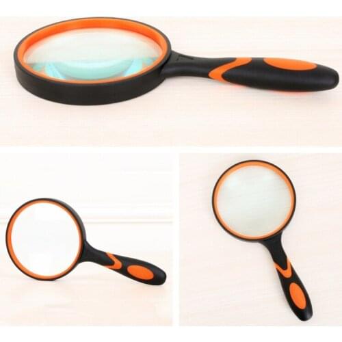 6 Times Handheld Magnifier Reading Support Magnification Lens Magnifiers Microscope Magnifying Glass Loupe Reading