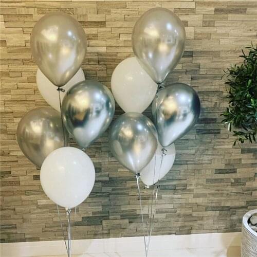 6pcs 12inch Balloons Wedding Deco Birthday Set White Baloons Birthday Balloon Air Ball Deco Birthday Party Decorations Supplies