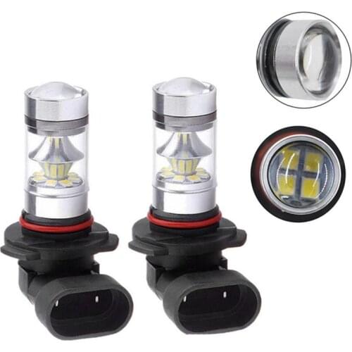 6000K White Fog Light Bulb Driving Lamp Car Daytime running lights 2PCS 9005 HB3 100W High Power LED