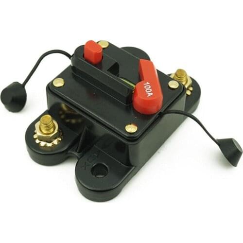 CAR MARINE BOAT Audio conversion 12V-24V AUTO Inline CIRCUIT BREAKER Fuse 100A
