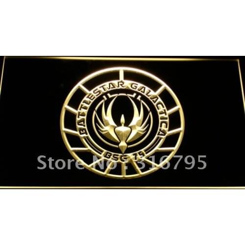 E047 Battlestar Galactica LED Neon Light Signs with On/Off Switch 20+ Colors 5 Sizes to choose