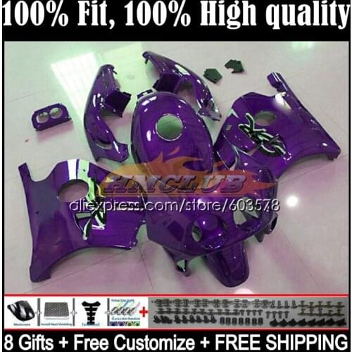 Injection Body For HONDA CBR 250RR 250CC CBR250RR 1988 1989 40CL.207 CBR 250 RR CC MC19 CBR250 RR 88 89 OEM Fairings Dark Purple