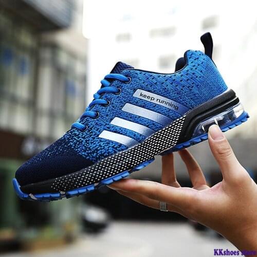 Running Shoes Men Lightweight Keep Running Cheap Sport Shoes Men Marathon Trainers BIg Sizes Kint Breathable Unisex Sneakers