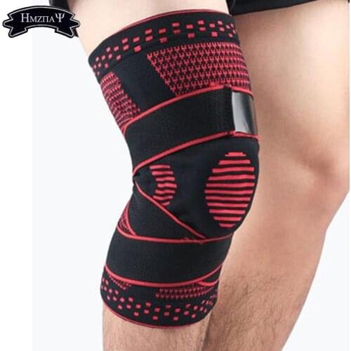 Knee Brace Compression Sleeve Non-Slip Running Hiking Soccer Basketball Meniscus Tear Arthritis Single Wrap Kneepads Knee Pads