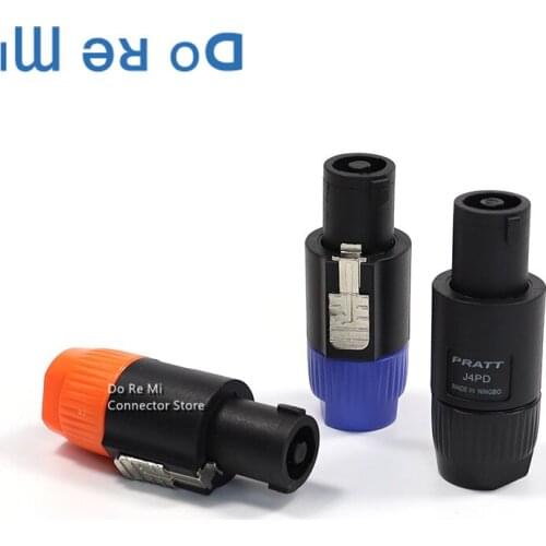 Ohm head 4Pin audio professional plug stage speaker wiring horn amplifier Cannon connector