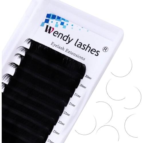 25 mm Mink Eyelashes Extension Natural Classic Individual Eyelash Faux Mink Lash maquillaje Professional Lash Extension Supplies