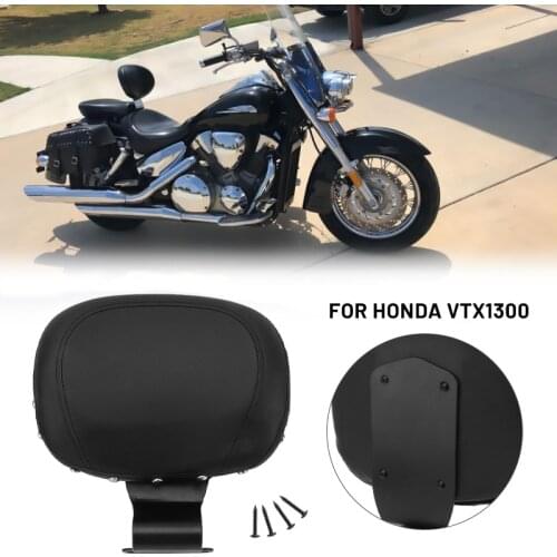 Motorcycle Backrest For Honda VTX 1300 VTX1300 Motorbike Accessories Front New Plug In Driver Rider Seat Backrest