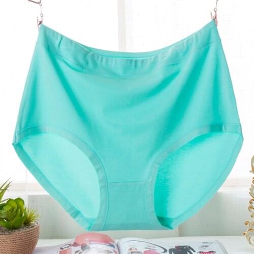 2Pcs/lot 2020 New Arrival Sexy Lingeries Briefs Women underwears Cotton Plus Size 6XL 7XL Tall waist womens Panties