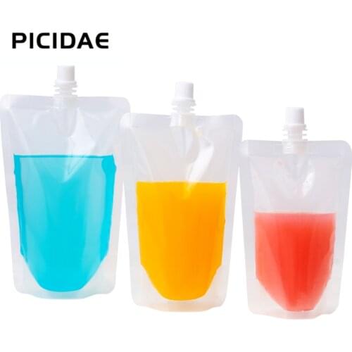 Mouth Suction Nozzle Beverage Standing Drink Bag Liquid Sealed Packaging Food Powder Tea Granule Soup Soy Milk Shake Fruit Juice