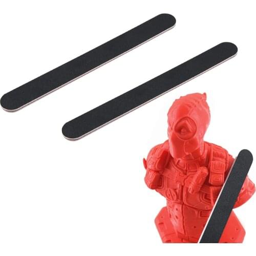 3D Printer Parts 3D Model Manual Mold Double-Sided Polishing Rod Sandpaper Polishing Tool for Ender 3 Sapphire Pro Bluer