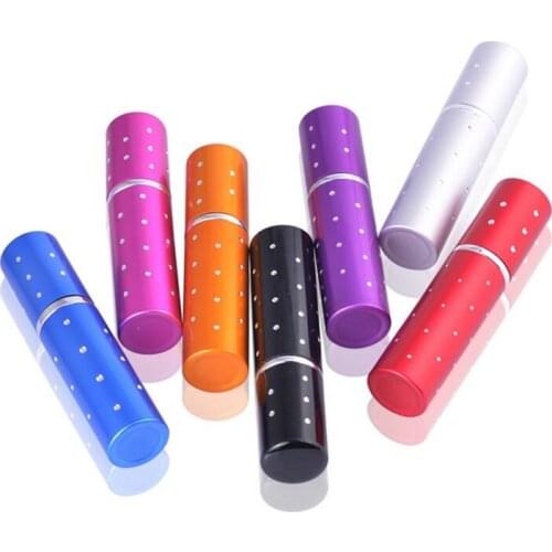 10ml Mini Aluminum Perfume Bottle 10CC Fashion Portable Atomizer Spray Parfum Container LX1306