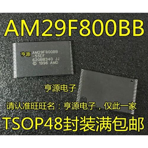 100% New&original AM29F800BB AM29F800BB-55EF TSOP48