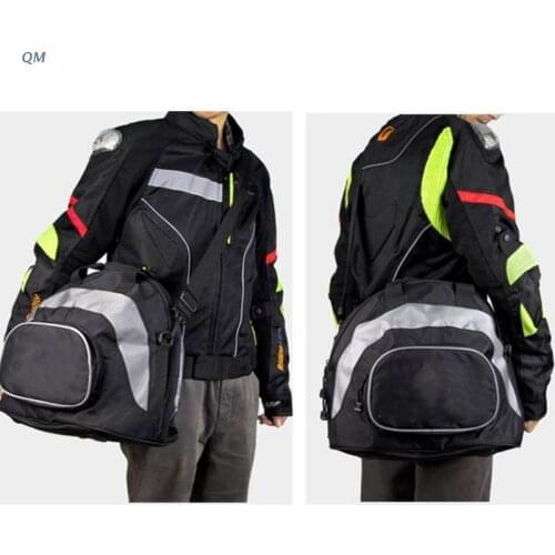 13MF Large Capacity Motorcycle Hiking Helmet Bag Waterproof Diagonal Portable Dual-use Cycling Helmet Storage Holder Basketball