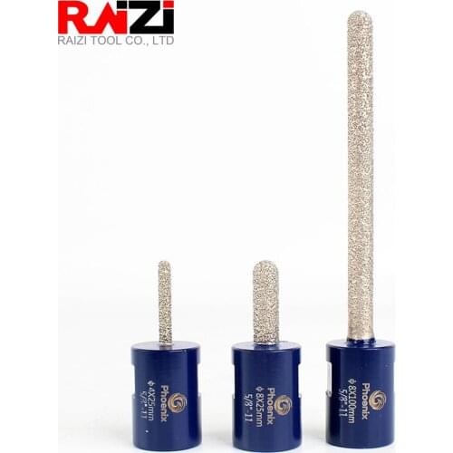 Raizi Mortar Raking Diamond Bit for Mortar Removal M14/ 5 8-11 Thread Vacuum Brazed Coarse Milling Bit