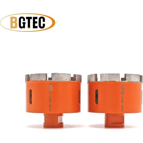 BGTEC 2pcs Diameter 75mm Diamond Welded Drilling Core Bits (Wet) 5/8-11 thread for drilling granite and marbel hole saw