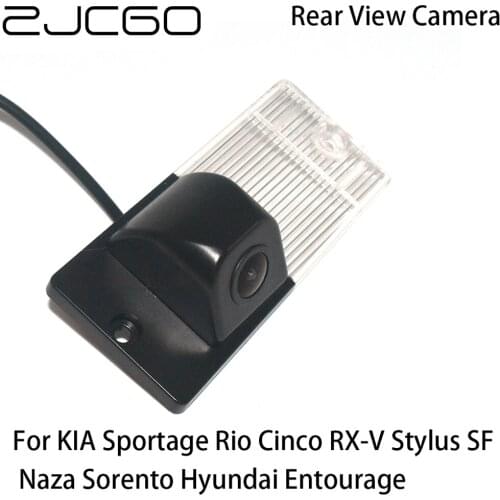 ZJCGO Car Rear View Reverse Back Up Parking Camera for KIA Sportage Rio Cinco RX-V Stylus SF Naza Sorento Hyundai Entourage