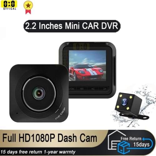 2.2 Inch Car Dash Camera Vehicle Black Box FHD 1080P Dashcam Portable Mini Car DVR Recorder Dash Cam Dvr Auto Driver Recording
