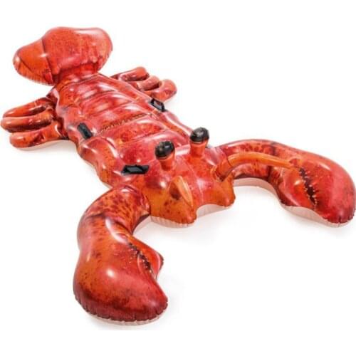 Adults Children Large Inflatable Lobster Pool Floats Ridable Pool Floats Bed Swimming Pool Toys